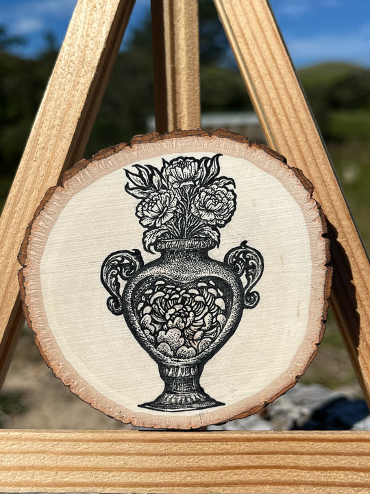 Sonz Aurelio - Wood Ring Vase Bouquet