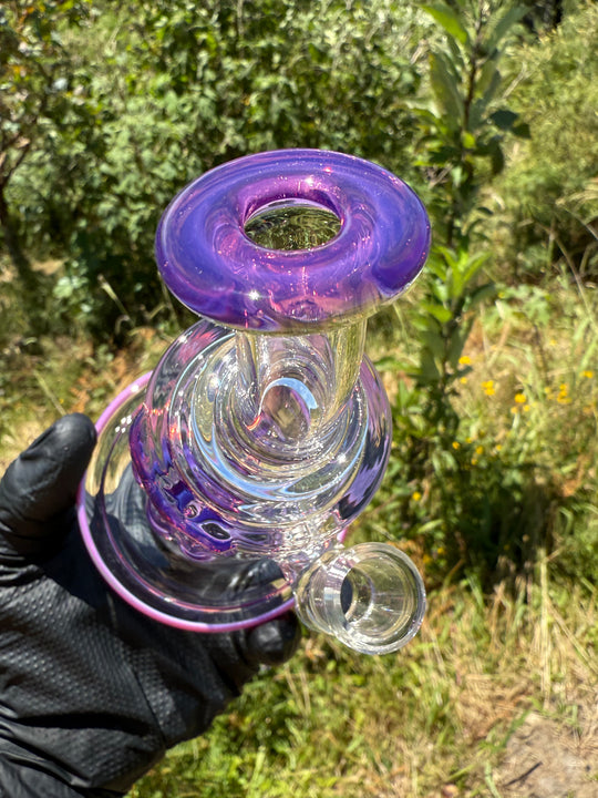 Uzzi Glass Drip Jammer Two Hole Perc - Royal Jelly