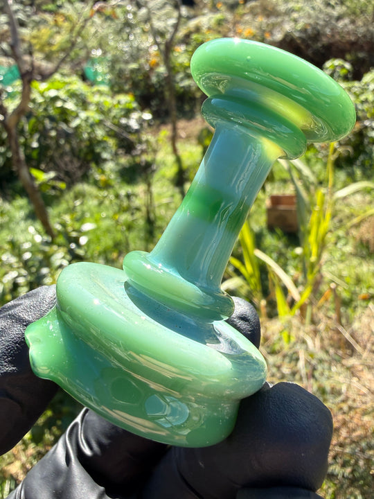 Yeti Glass Puffco Peak Dry Top/Joystick Set - Pine Green