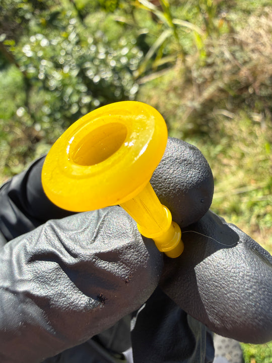 Yeti Glass Puffco Peak Joystick - Yellow #1