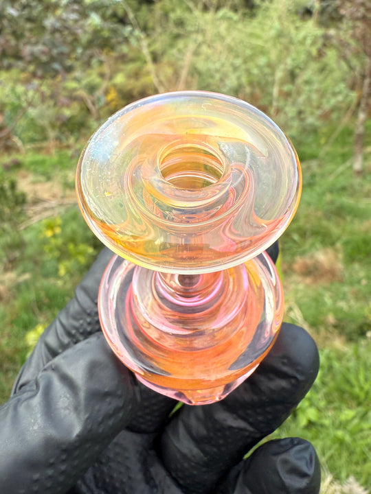 Yeti Glass Puffco Peak Dry Top - Gold Fumed #3