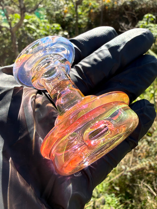 Yeti Glass Puffco Peak Dry Top - Gold Fumed #2