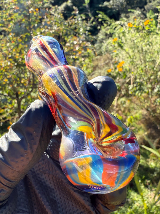 Green Thumb Bob Glass Spoon - Multicoloured #2