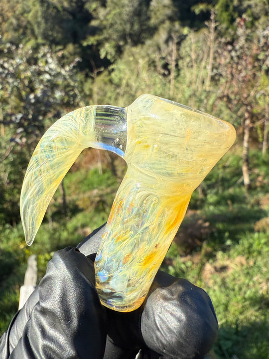 Jims Glass Blowing 18mm Chaos Slide - Silver Fumed