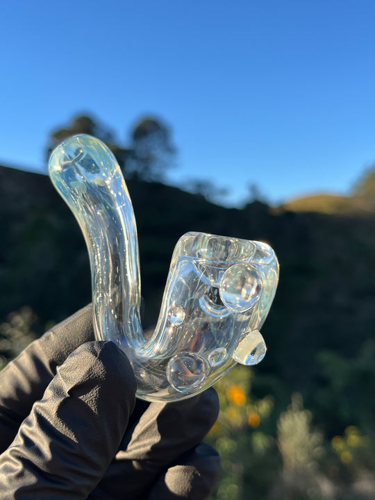 Jargo Glass Travel Sherlock - Fine Silver Fumed