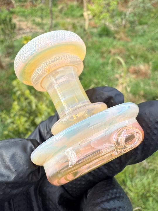 Yeti Glass Puffco Peak Dry Top - Gold/Silver Fumed #2