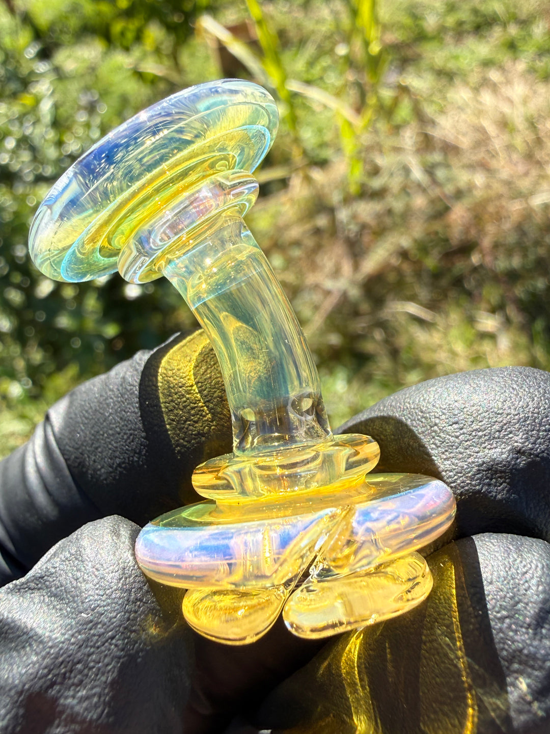 Yeti Glass Puffco Proxy Core Dry Top - Silver Fumed #2