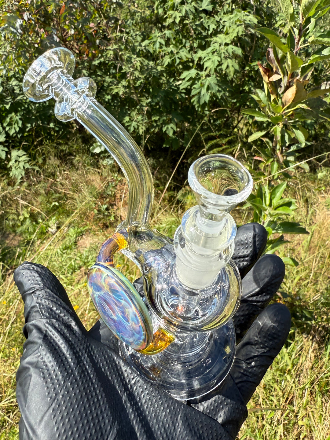 Beerglass Chaos Medallion Mini Rig - Orange/Multicoloured #2