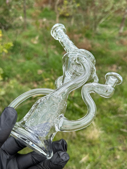 23Glass - Floating Body Klein Recycler Straight Neck
