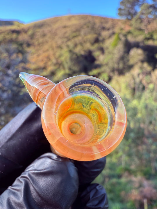 Jims Glass Blowing 14mm Slide - Gold Fumed