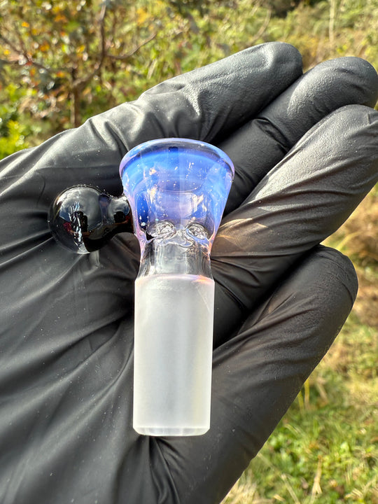 Empirical Glass Slide 14mm Dichro  - Dense Rose Quartz