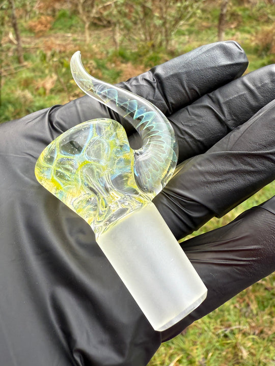 Alex Golovin Slide 18mm Up Horn - Yellow Slyme/Custom/UV
