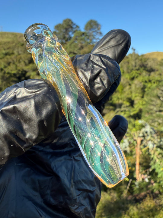 Kaigo Glass One Hitter - Silver Fumed #3