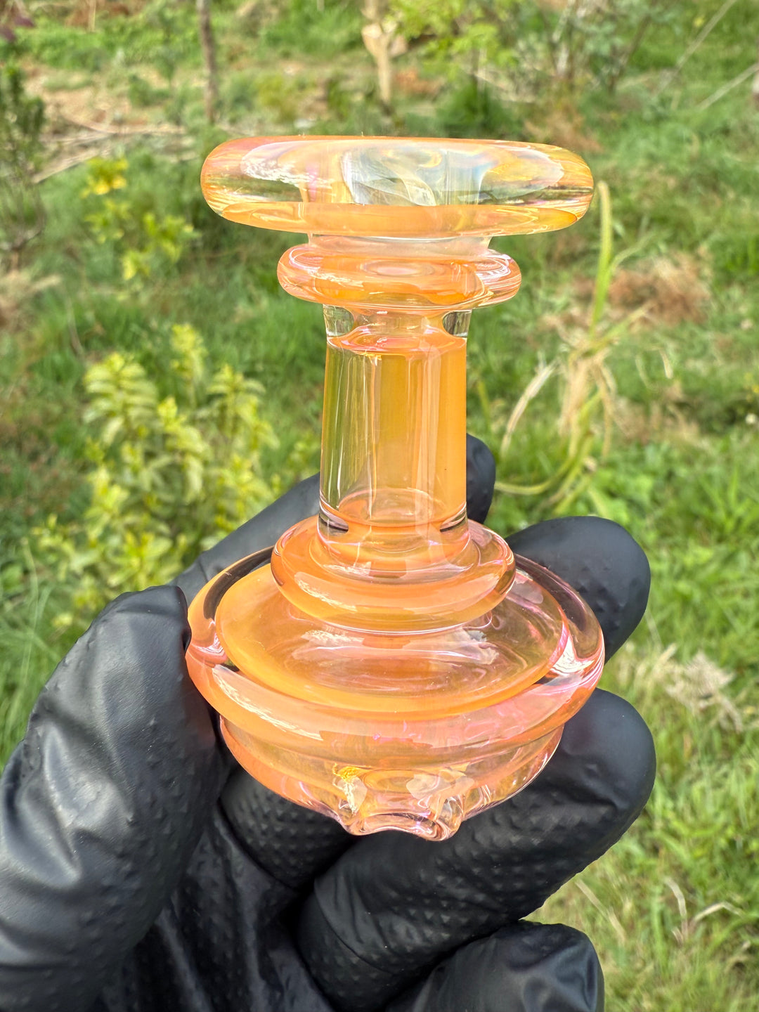 Yeti Glass Puffco Peak Dry Top - Gold Fumed #2