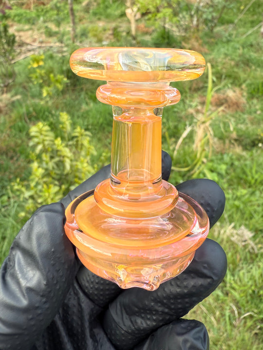 Yeti Glass Puffco Peak Dry Top - Gold Fumed #2