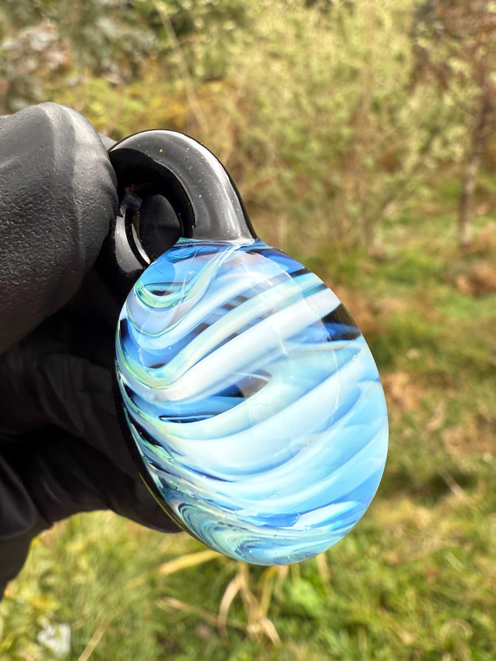 Alex Golovin Slide Solid Pendant - Blue Custom Colour