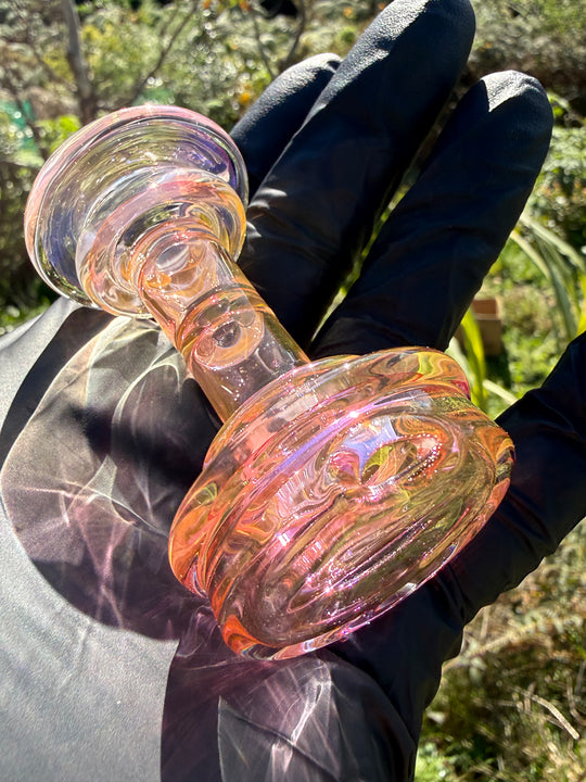 Yeti Glass Puffco Peak Dry Top - Gold Fumed #1