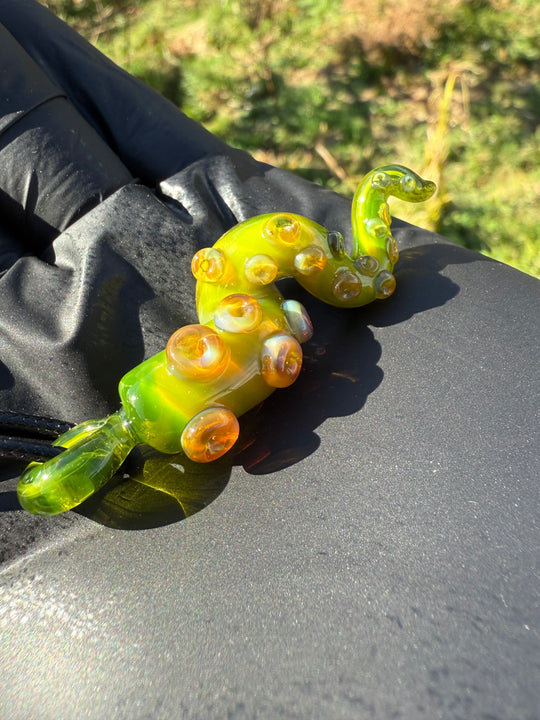 Jamie Clement Tentacle Pendant - Green Opal #1