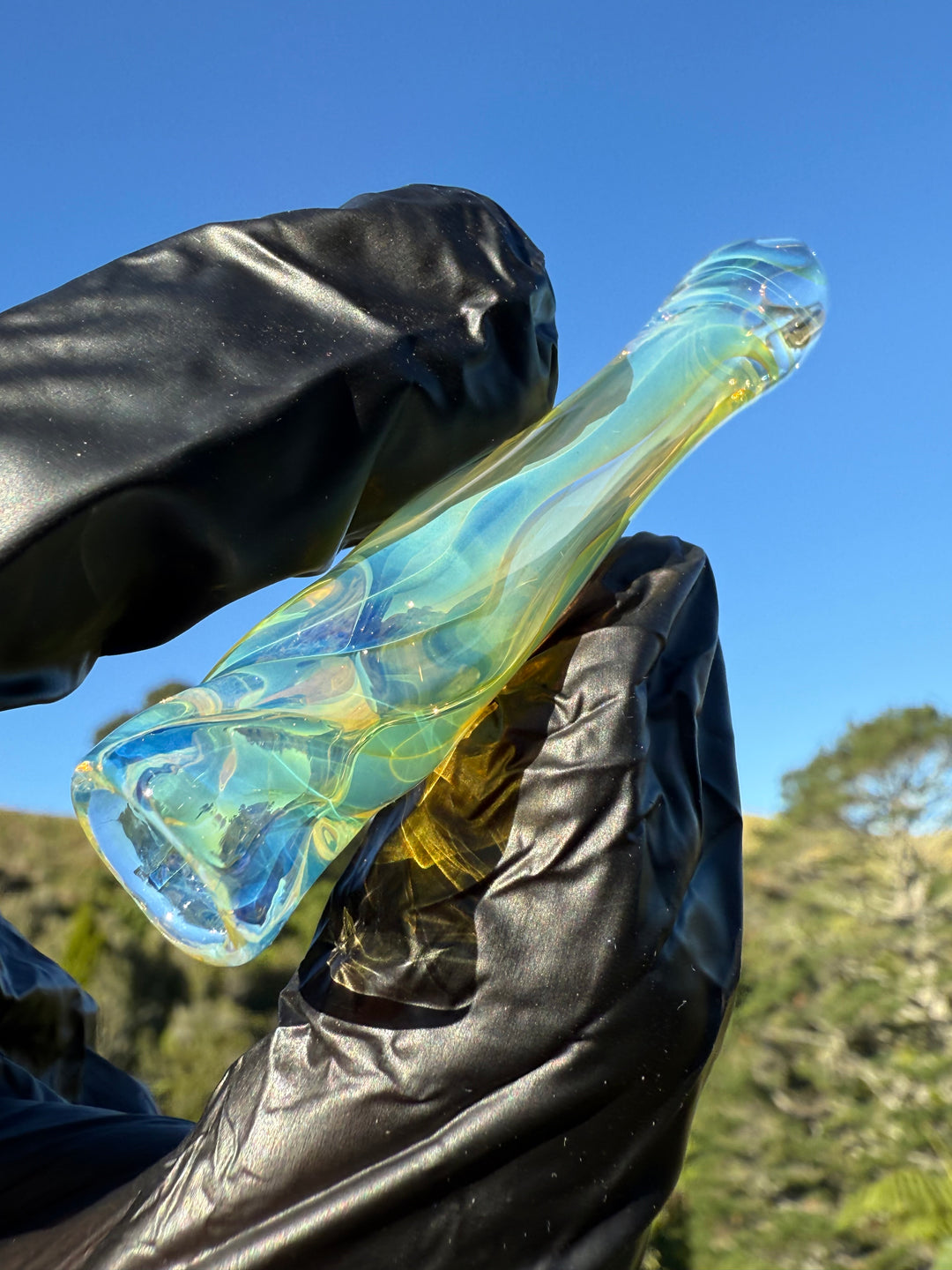 Kaigo Glass One Hitter - Silver Fumed #1