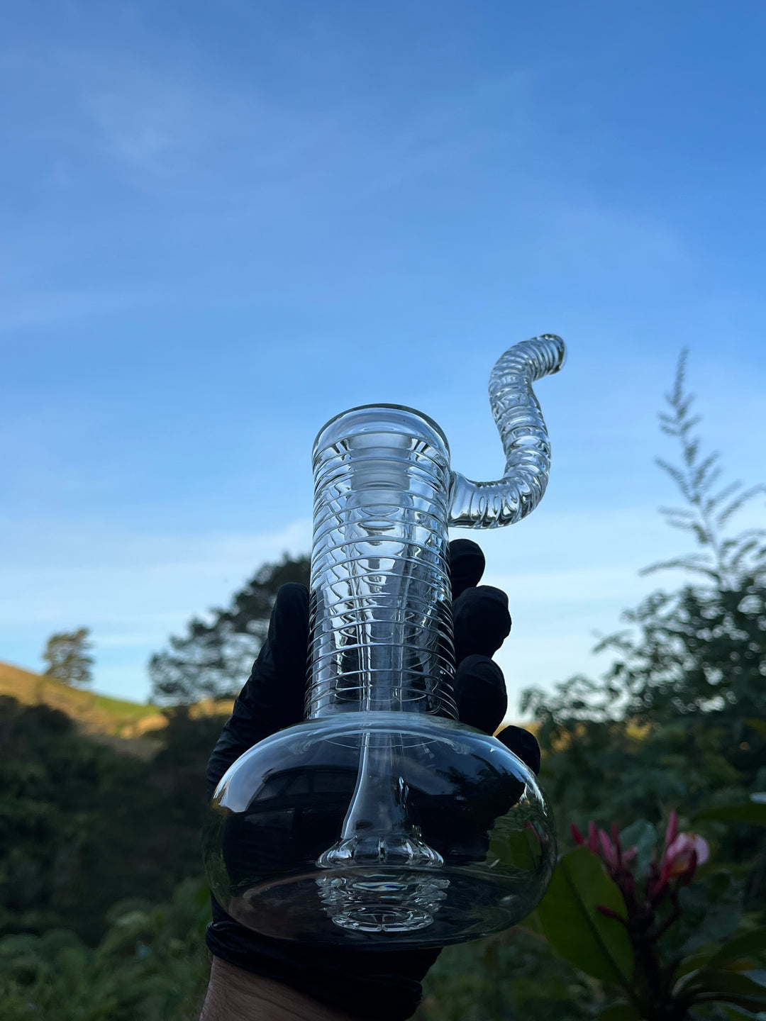 The Glass Bandit 18mm Bubbler #1 - Clear