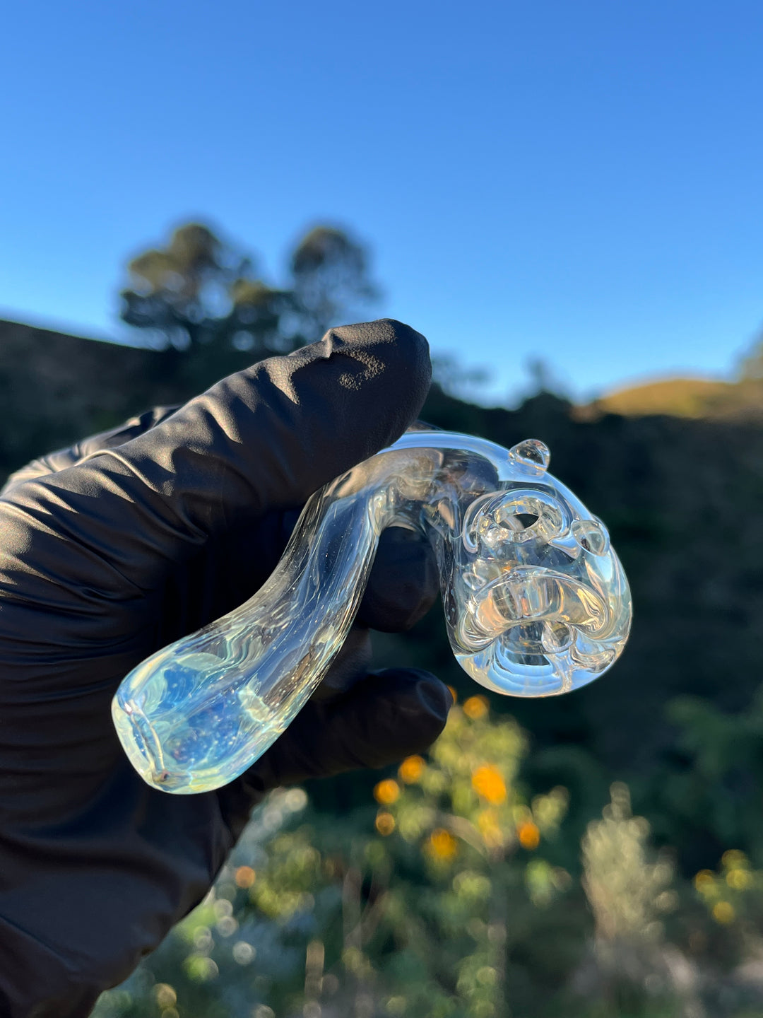 Jargo Glass Travel Sherlock - Fine Silver Fumed