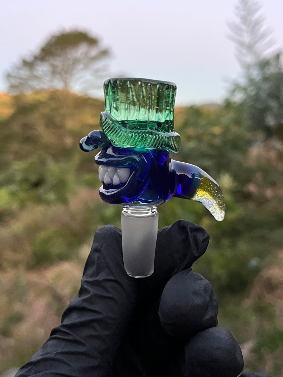 Wyrdglass Goblin Beanie Slide - Cobalt/Hydra CFL