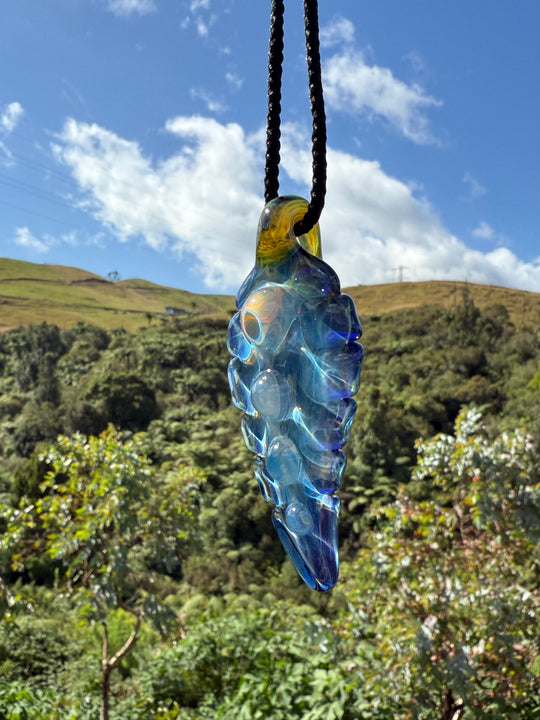 Beerglass Chaos Leaf Pendant - Multicoloured #1