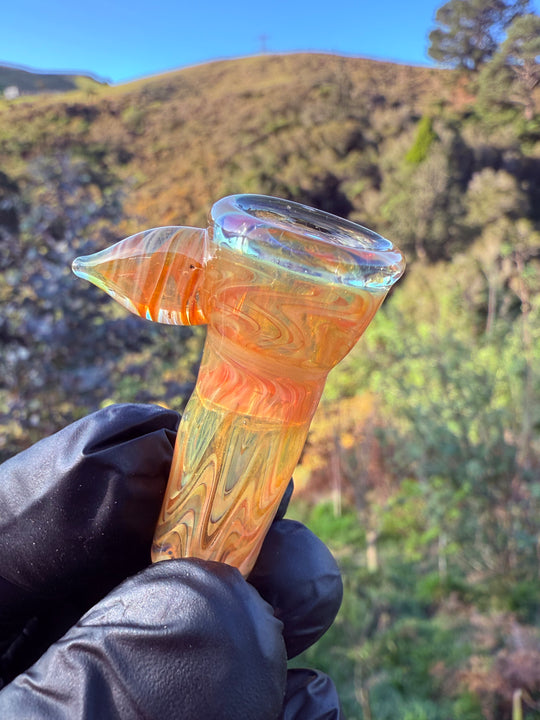 Jims Glass Blowing 14mm Slide - Gold Fumed