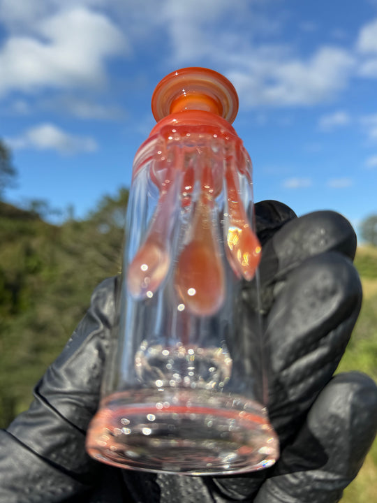 Uzzi Glass Puffco Drip Jammer  -Orange