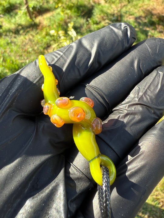 Jamie Clement Tentacle Pendant - Green Opal #2