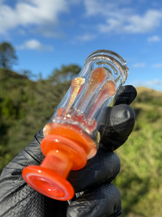 Uzzi Glass Puffco Drip Jammer  -Orange