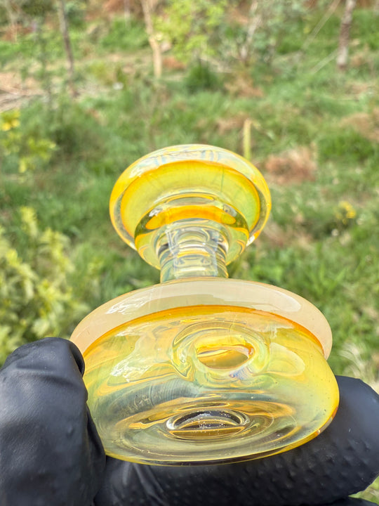 Yeti Glass Puffco Peak Dry Top - Silver Fumed #2