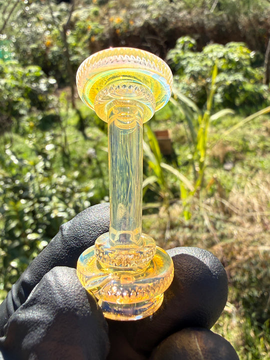 Yeti Glass Puffco Pivot Dry Top - Silver Fumed #2