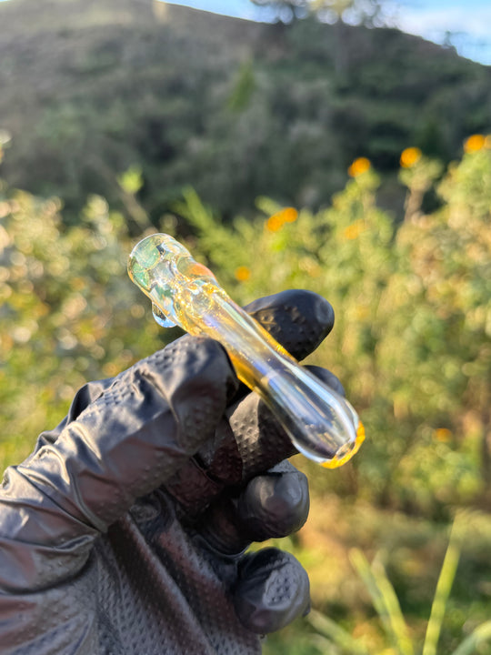 Kaigo Glass One Hitter - Gold/Silver Fumed #2