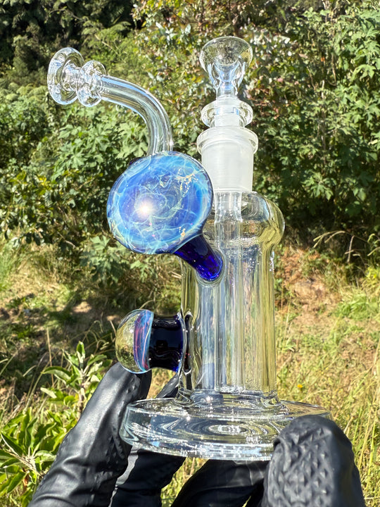 Beerglass Chaos Medallion Mini Rig - Blue Cobalt/Multicoloured #2
