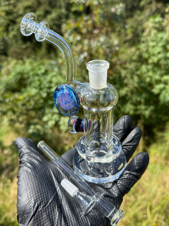 Beerglass Chaos Medallion Mini Rig Tall - Lokis Lipstick/Multicoloured