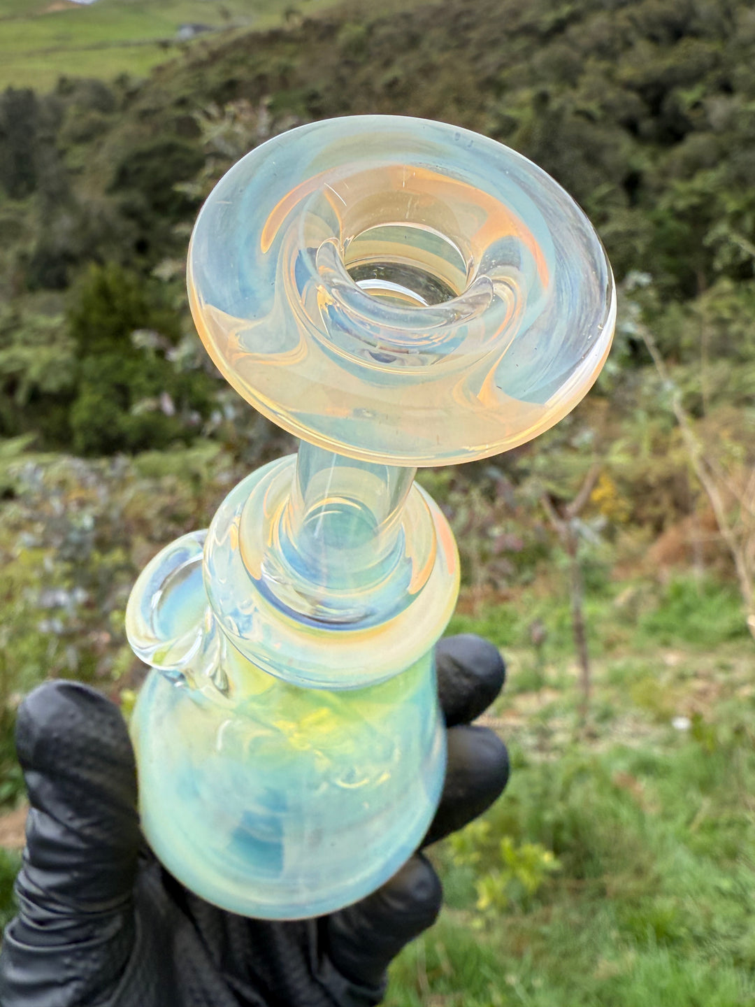Yeti Glass Mini Jammer - Silver/Gold Fumed #1