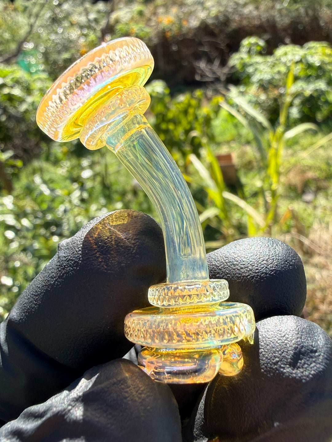 Yeti Glass Puffco Pivot Dry Top - Silver Fumed #2