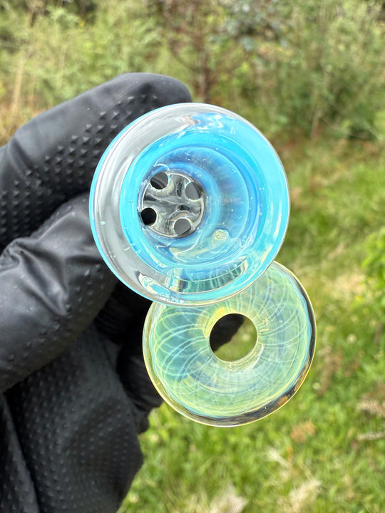 Empirical Glass Grill Perc Tube With Trashcan/Slide - Marina