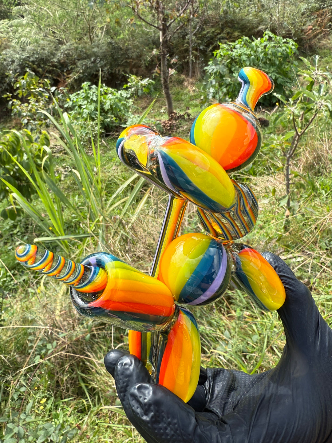 Blitzkriega Balloon Dog Recycler - Multicolour/Rainbow