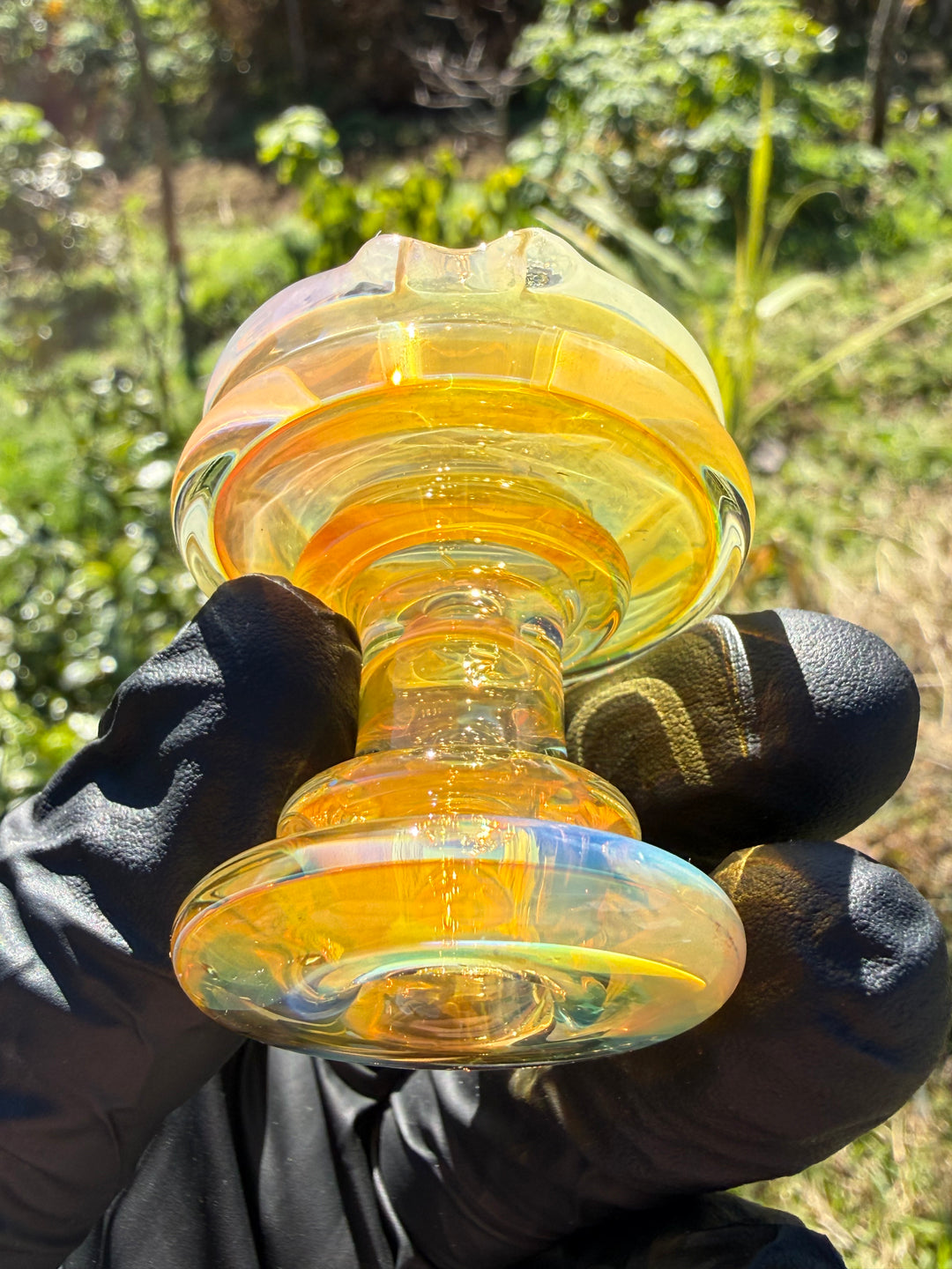 Yeti Glass Puffco Peak Dry Top - Silver Fumed #3