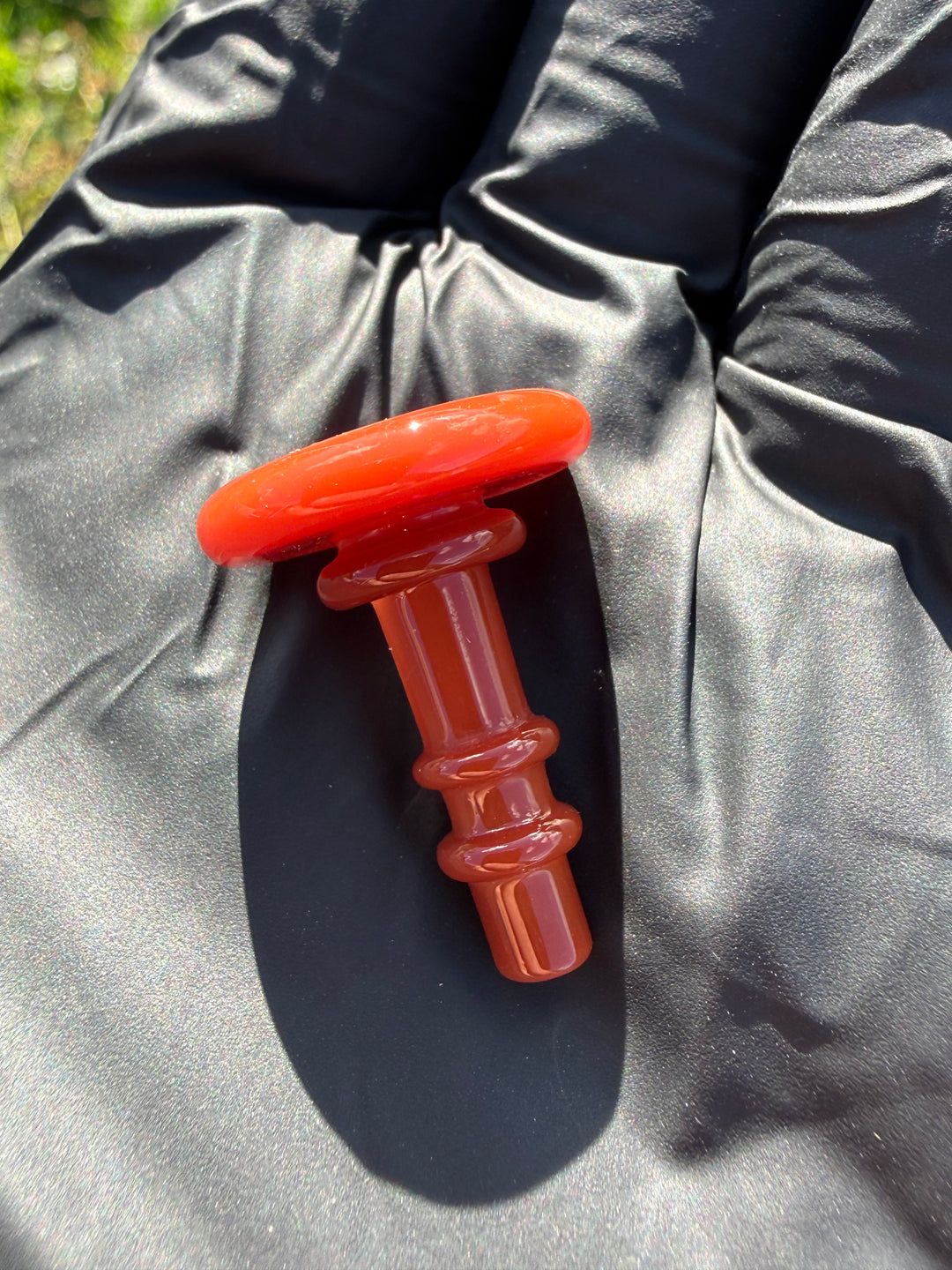Yeti Glass Puffco Peak Dry Top/Joystick Set - Cad Red