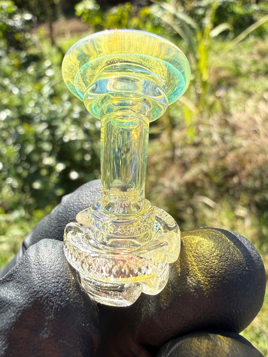 Yeti Glass Puffco Pivot Dry Top - Silver Fumed #4