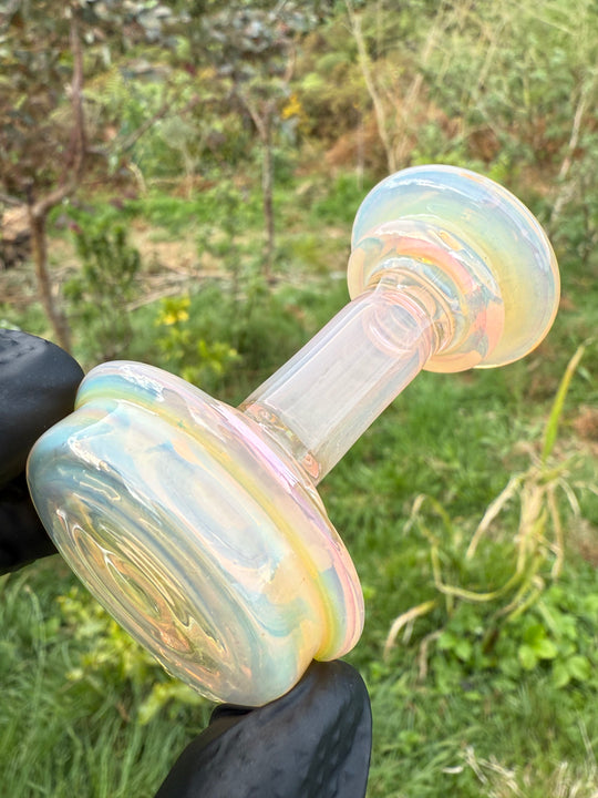 Yeti Glass Puffco Peak Dry Top - Gold/Silver Fumed #1