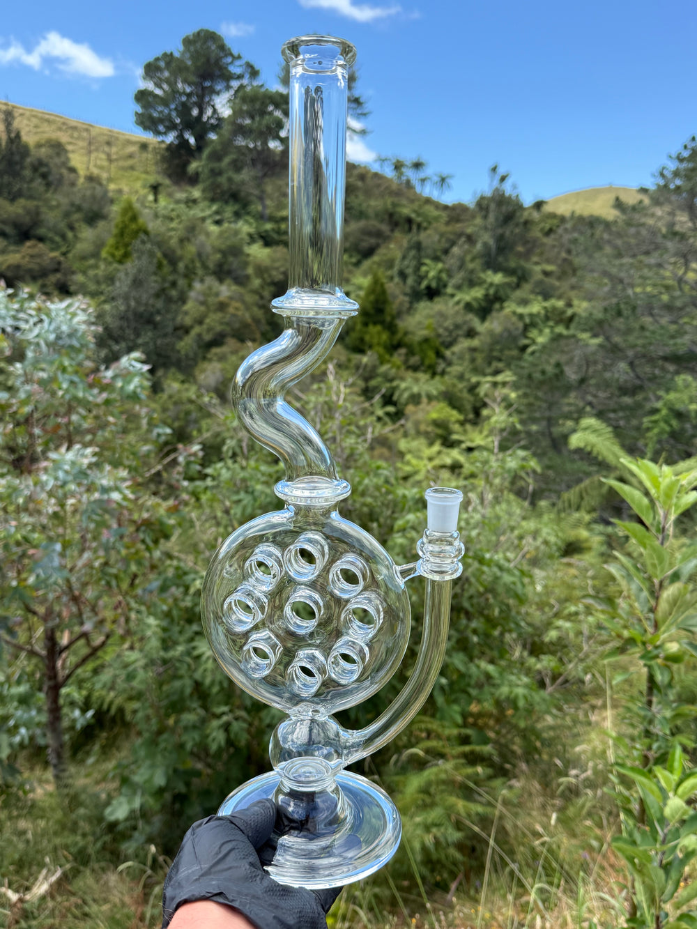 Uzzi Glass Swiss Perc Tube #1 - Clear