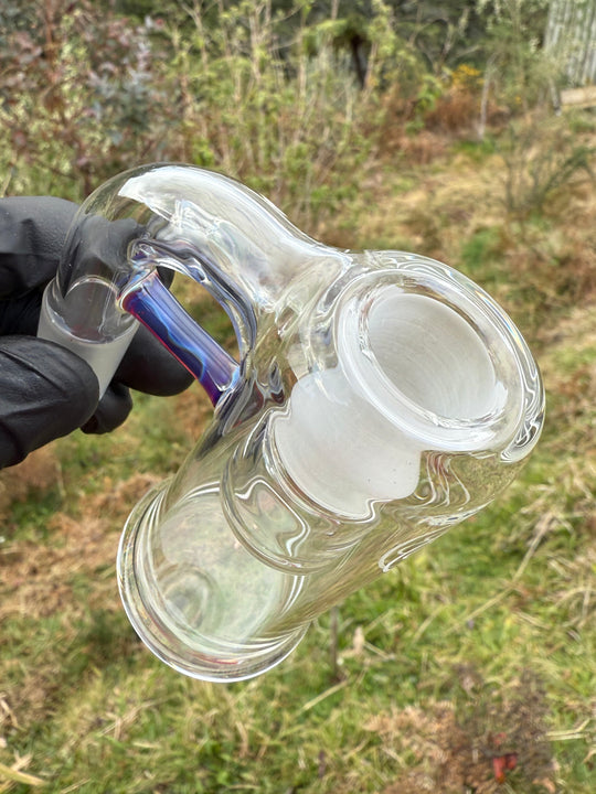 Empirical Glass Trash Can 18mm - Amber Purple