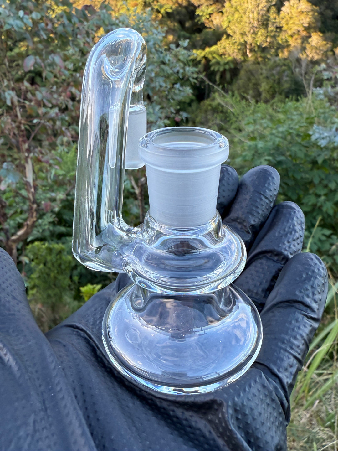 Uzzi Glass Drop Down Ash Catch 14/18mm - Clear