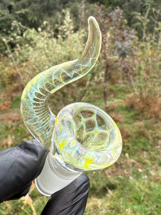 Alex Golovin Slide 18mm Up Horn - Yellow Slyme/Custom/UV