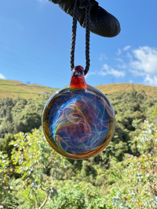 Beerglass Chaos Medallion Pendant - Lokis Lipstick/Multicoloured #3