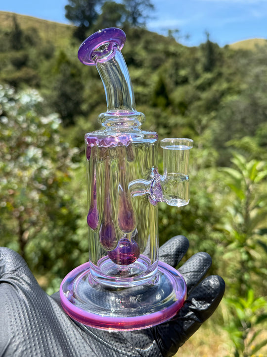 Uzzi Glass Drip Jammer Two Hole Perc - Royal Jelly